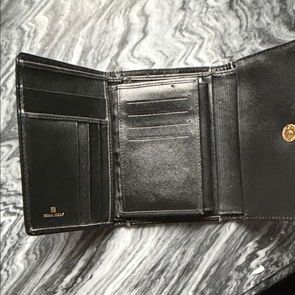 Fendi Monogram Black and White Wallet - Picture 9 of 10